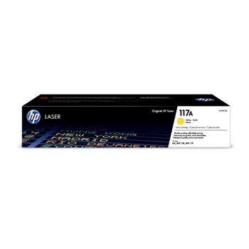 Cartouche de toner jaune d'origine HP W2072A - 117A