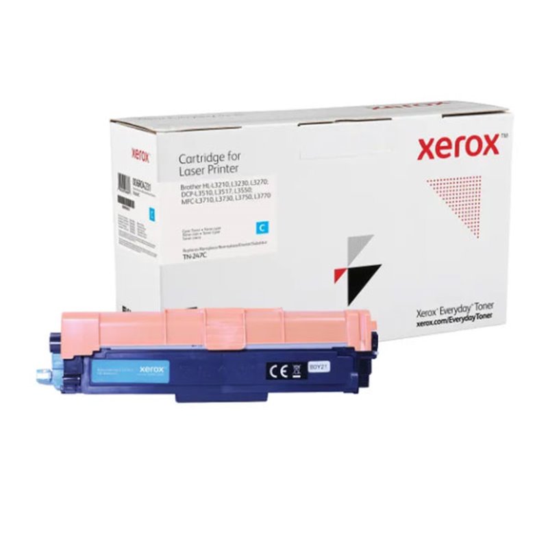 Xerox Everyday Brother TN247/TN243 Cartouche de toner générique cyan - Remplace TN247C/TN243C