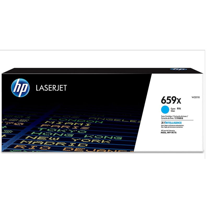 Cartouche de toner cyan d'origine HP W2011X - 659X