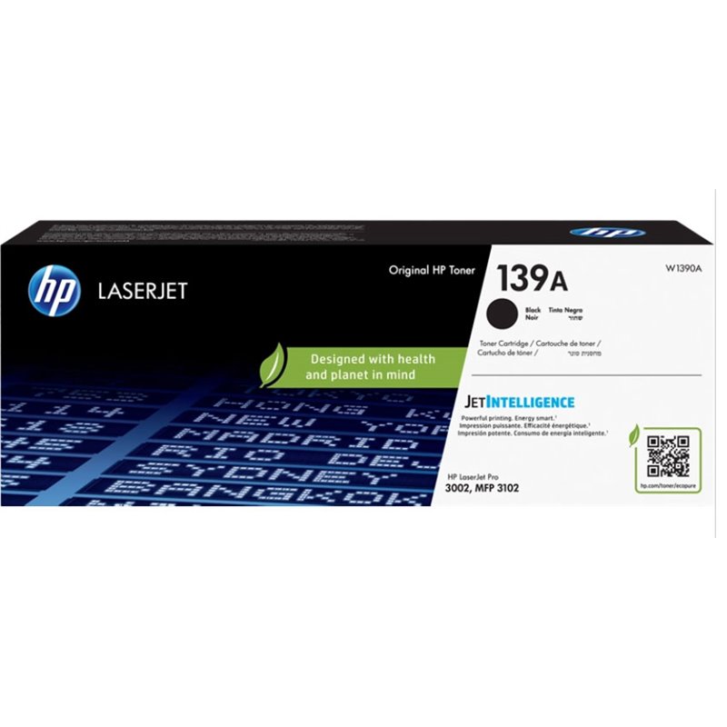 Cartouche de toner noir d'origine HP W1390A - 139A