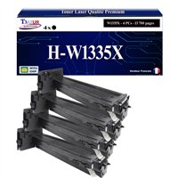 4x Toners compatibles HP 335X (W1335X) Noir -13 700 pages