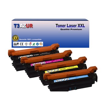 Lot de 4 Toners compatibles HP CF330X / CF331A / CF332A / CF333A (654X)