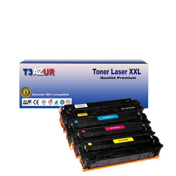 Lot de 4 Toners compatibles HP CF530/1/2/3A (205A)
