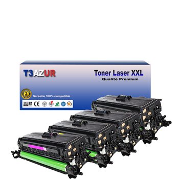 Lot de 4 Toners compatibles HP CF460/1/2/3X (656X)