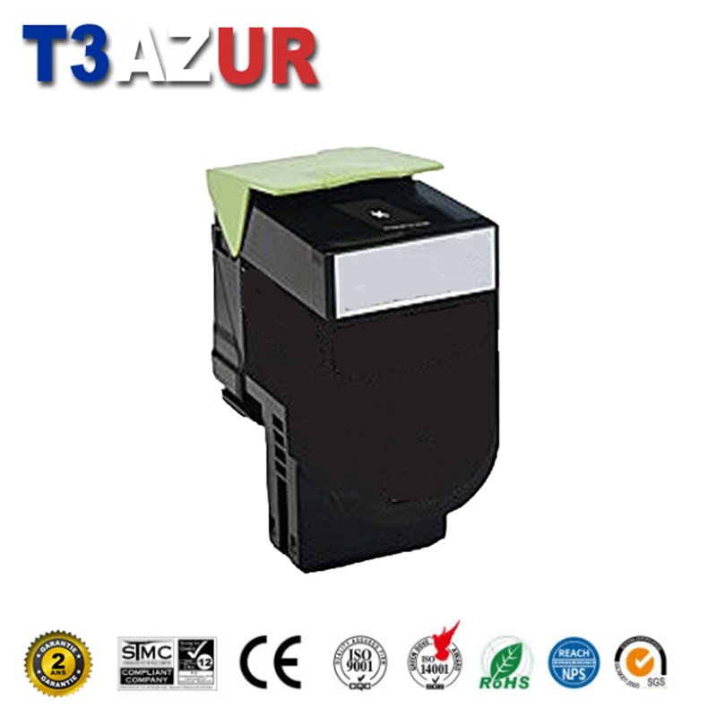 Toner compatible Lexmark CS417/ CX417/ CS517/ CX517 (71B2HK0/71B20K0)- Noire - 6 000 pages