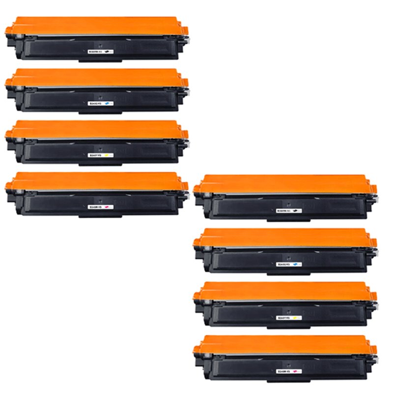 Lot de 8 Toners compatibles Brother TN241 / TN245