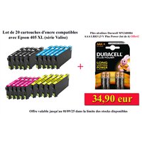 Lot de 16 Cartouches compatibles Epson 405 XL- 1 100 pages