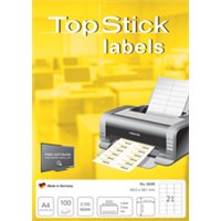 TOP STICK Etiquette universelle, 17,8 x 10 mm, blanc (100 pages)