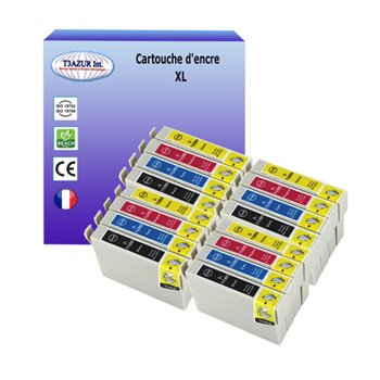 Lot de 16 Cartouches compatibles Epson T0711-T0714 (T0715 / T0895)