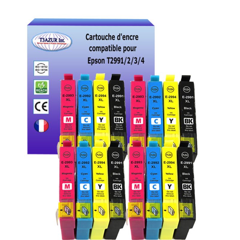 Lot de 16 Cartouches compatibles Epson T29XL