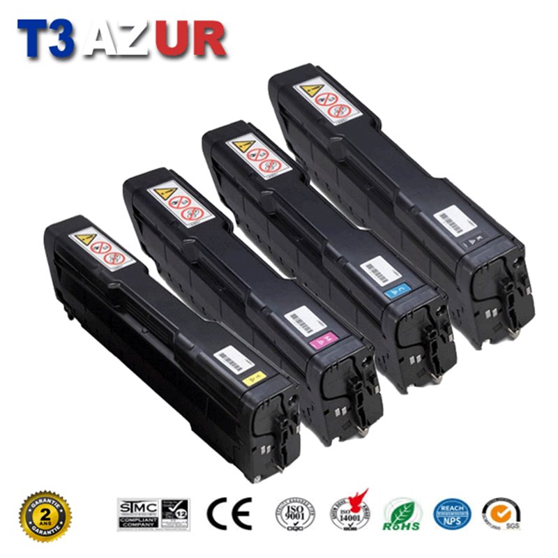 Lot de 4 Toners compatibles Ricoh Aficio SP-C231N/ SP-C310