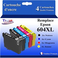 Lot de 5 Cartouches compatibles Epson 604XL