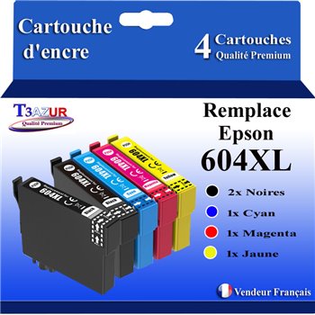 Lot de 5 Cartouches compatibles Epson 604XL