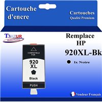 Cartouche compatible HP 920XL (CD975AE/CD971AE) - Noire - 53ml