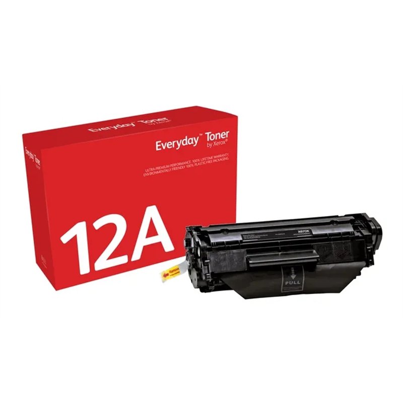 Cartouche de toner générique noire Xerox Everyday HP Q2612A - Remplace la cartouche 12A Cartouche de toner générique noire Xerox Everyday HP Q2612A - Remplace la cartouche 12A