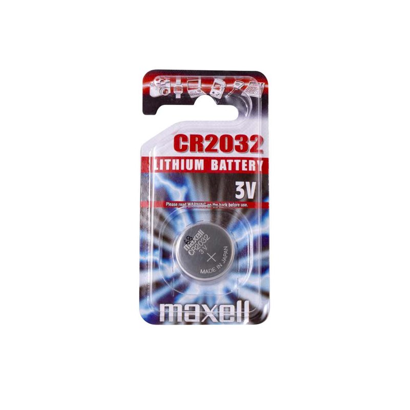 Maxell Lot de 1 pile bouton au lithium CR2032 3 V
