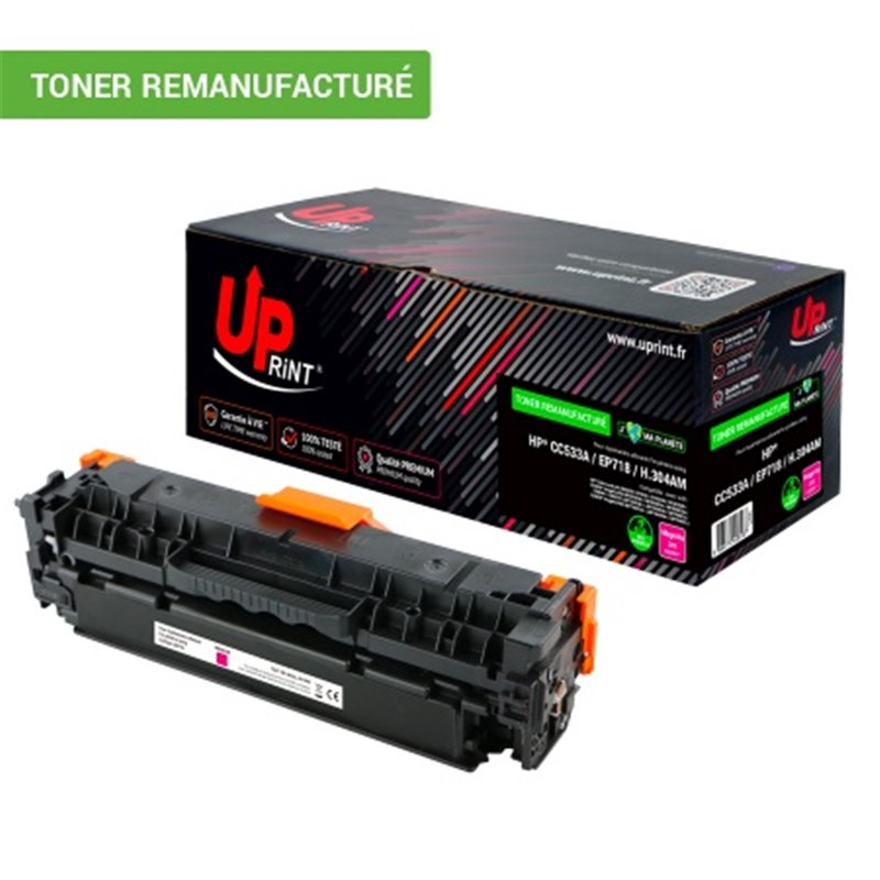Uprint - Toner compatible Canon 718 - Magenta - 2 800 pages