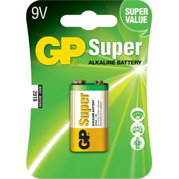 Pile super alcaline GP LR09 9V