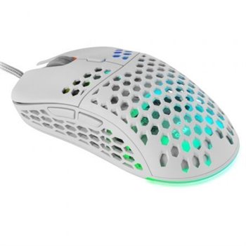 Souris Gaming USB Mars Gaming MM55 12800dpi - Boîtier Panneau Perforé - 5 Boutons - Éclairage RGB Chroma - Utilisation Droitier 