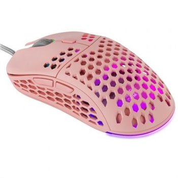 Souris Gaming USB Mars Gaming MM55 12800dpi - Boîtier Panneau Perforé - 5 Boutons - Éclairage RGB Chroma - Utilisation Droitier 