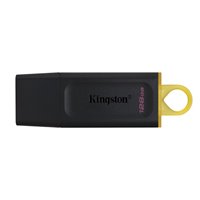 Clé USB Kingston DataTraveler Exodia 128 Go - USB 3.2 Gen 1 - Avec couvercle - Clip porte-clés - Noir (Pendrive)