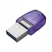 Kingston DataTraveler microDuo 3C USB-A + USB-C Mémoire 256 Go 3.2 Gen 1 - Vitesse de lecture 200 Mo/s - Capuchon de protection 