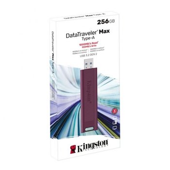 Mémoire Kingston DataTraveler Max USB-C 3.2 Gen 2 256 Go - Noir (clé USB)