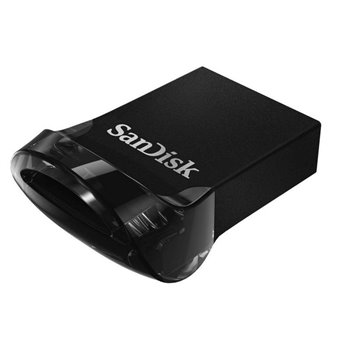 Clé USB Sandisk Ultra Fit 128 Go - 3.1 Gen 1 - Lecture 130 Mo/s - Noir (Pendrive)