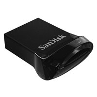 Clé USB Sandisk Ultra Fit 128 Go - 3.1 Gen 1 - Lecture 130 Mo/s - Noir (Pendrive)