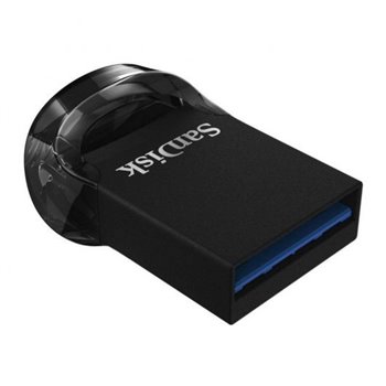 Clé USB Sandisk Ultra Fit 256 Go - 3.1 Gen 1 - Lecture 130 Mo/s - Noir (Pendrive)