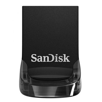 Clé USB Sandisk Ultra Fit 256 Go - 3.1 Gen 1 - Lecture 130 Mo/s - Noir (Pendrive)