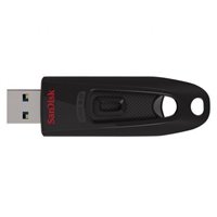 Sandisk Cruzer Ultra Memoria USB 3.0 256 Go - Jusqu'à 100 Mo/s de transfert - Couleur Noir (Pendrive)