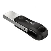 Sandisk IXpand Go USB 3.0 et clé USB Lightning 64 Go – Design métallique/plastique – Couleur acier/noir (Pendrive)