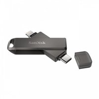 Sandisk IXpand Luxe USB-C et Lightning Flash Drive 64 Go - Noir (Pendrive)