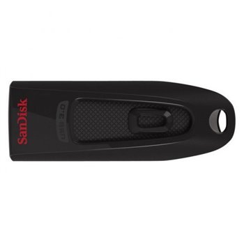 Mémoire Sandisk Cruzer Ultra USB 3.0 64 Go - Transfert jusqu'à 80 Mo/s - Noir (Pendrive)