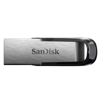 Mémoire USB 3.0 Sandisk Ultra Flair 32 Go - Sans couvercle - Couleur acier/noir (Pendrive)