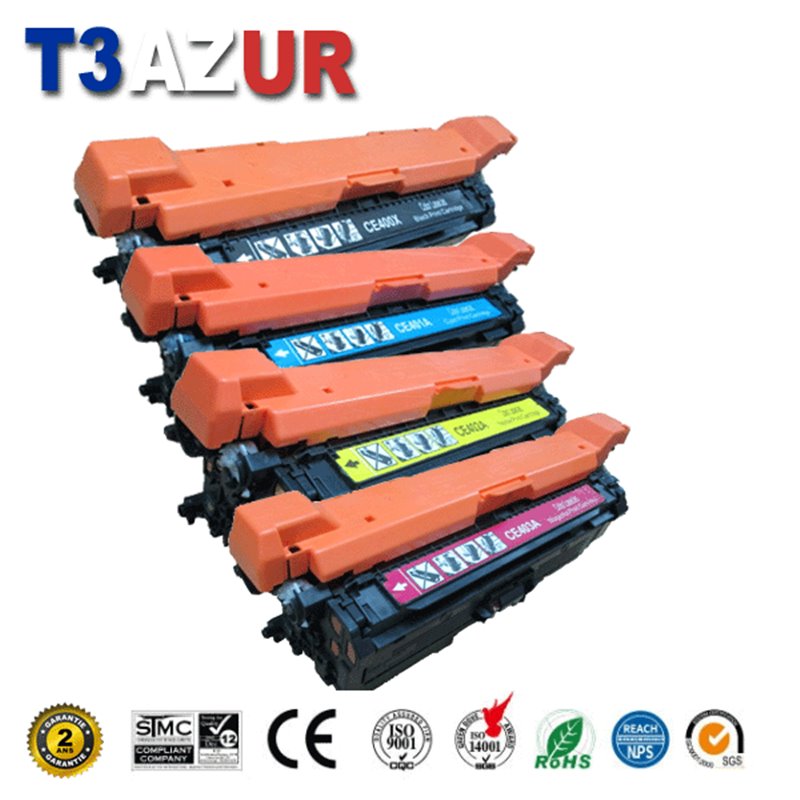 Lot de 4 Toners compatibles Canon 723H / 732H