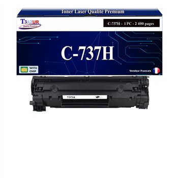 Toner compatible avec Canon 737 (9435B002)- 2 400 pages