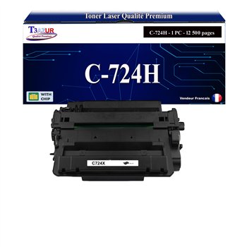 Toner compatible Canon 724H (3482B002) -12 500 pages