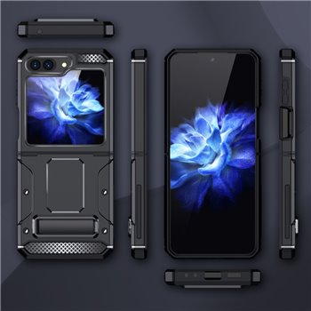  Samsung Galaxy Z Flip5 - Série Béquille Hybrid Armor -  Noir