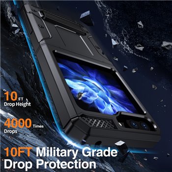  Samsung Galaxy Z Flip5 - Série Béquille Hybrid Armor -  Noir