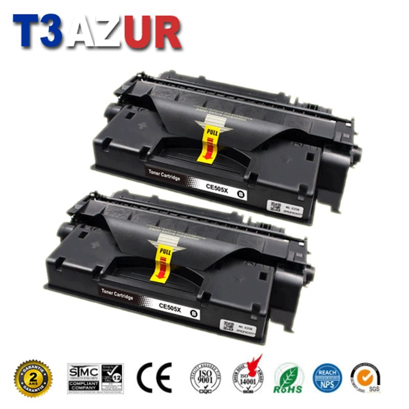 Toner compatible Canon 719H/CEXV40 (3480B002/3480B006) - Noire - 6 500 pages