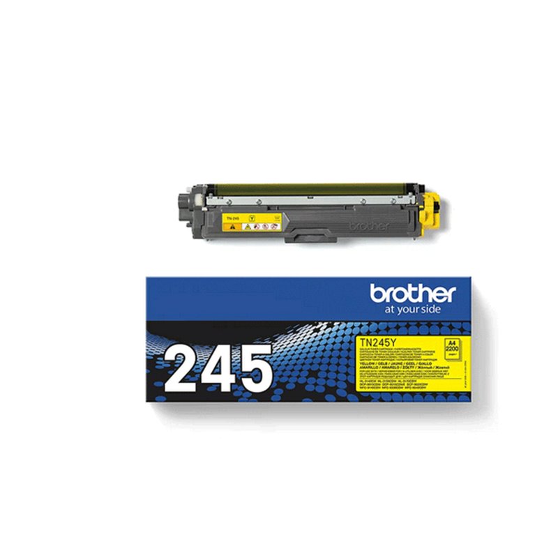 Original - Toner Brother TN245Y - Jaune- 2 200 pages