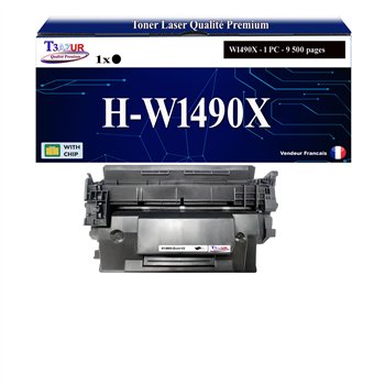 Toner compatible avec HP W1490X (149X)- 9 500 pages