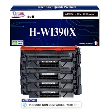 Toner compatible avec HP W1390X (139X) - 4 000 pages (non compatibles avec les Imprimantes HP+)