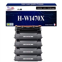 4x Toners compatibles avec HP W1470X(147X) - 25 200 pages