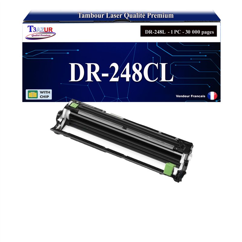Toner compatible Brother TN248XLY - Jaune -2 300 pages