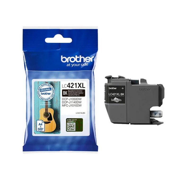 Original - Cartouche Brother Brother LC421XL (LC421XLBK) Noire