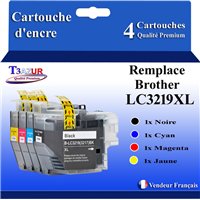 Lot de 4 Cartouche compatible Brother LC3217XL / LC3219XL