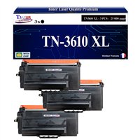 Toner compatible Brother TN3610 XL Noir- 25 000 pages